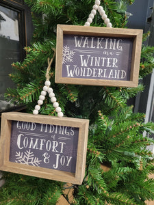 Winter Frame Signs